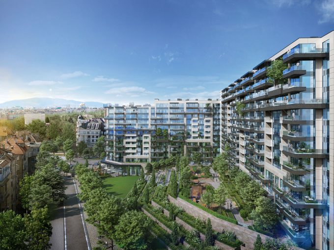 Сграда ТЕАТРАЛНА (Teatralna Park Residence) в кв. Оборище, София