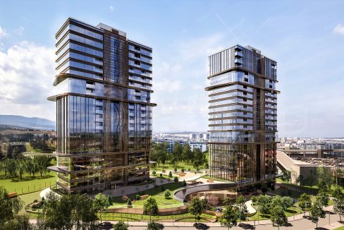 Жилищна сграда SKY TOWERS BY AMUR в кв. Стрелбище, София