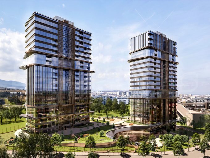 Жилищна сграда SKY TOWERS BY AMUR в кв. Стрелбище, София